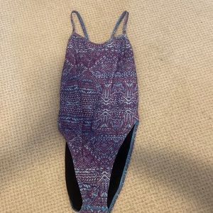 Patterned Chevy Style Fixed-back Jolyn Onesie Size 30